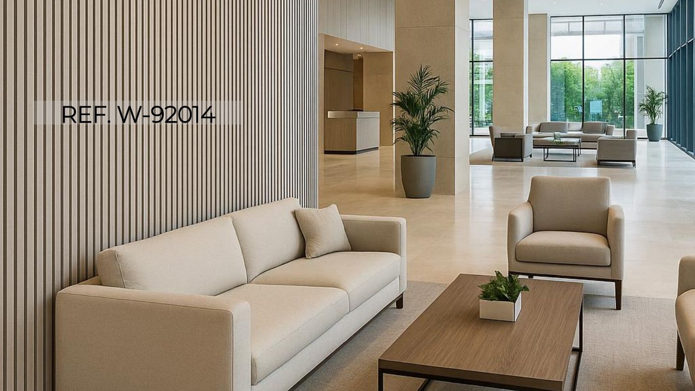 Wall panel acanalado en poliestireno referencia W-92014