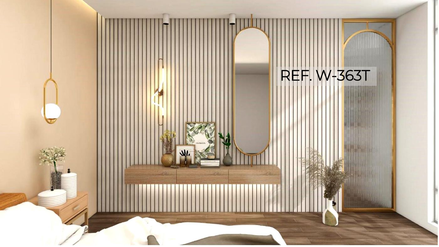 Wall panel acanalado en poliestireno referencia W-363T