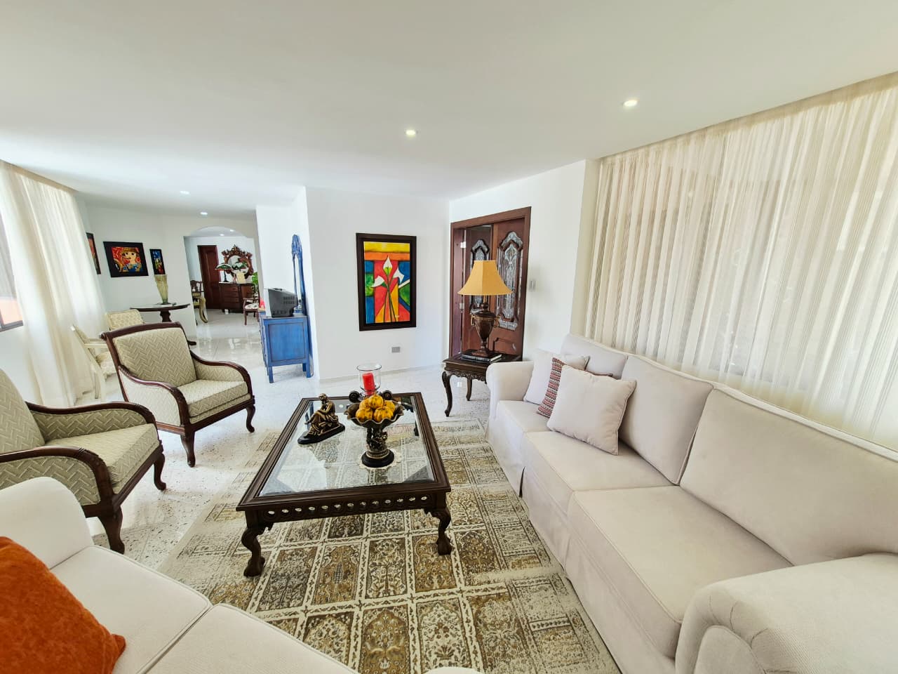 Sala principal del apartamento en Alto Prado