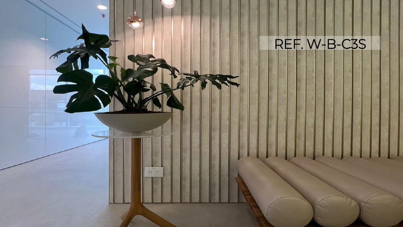 Wall panel acanalado en poliestireno referencia W-B-C3S