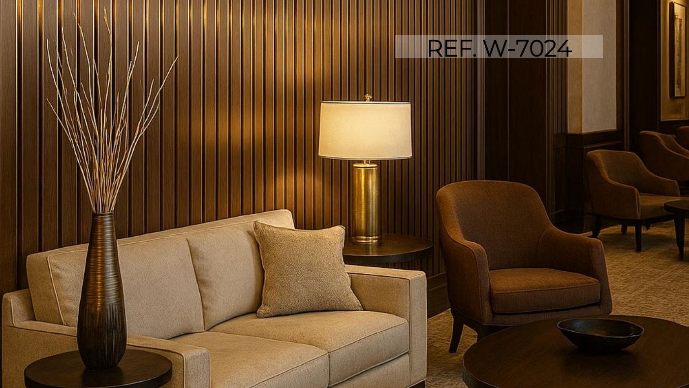 Wall panel acanalado en poliestireno referencia W-7024