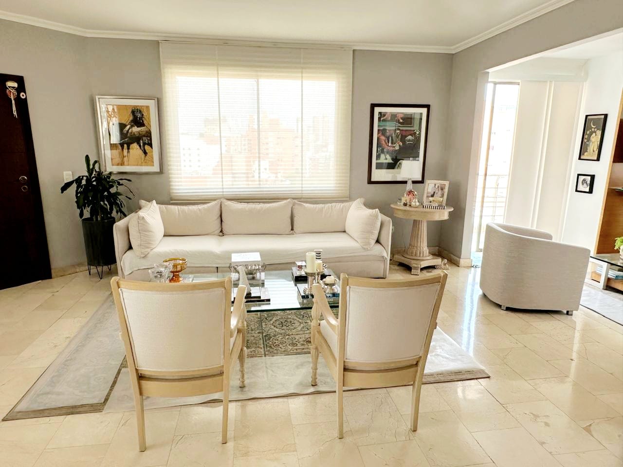Sala del apartamento en Altos de Riomar